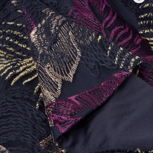 Aidan Mattox  asymmetrical V-neck Ruffle Hem sleeveless midi dress - Picture 7 of 13